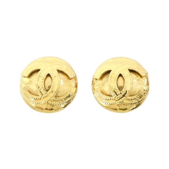 CHANEL Gold Earrings - Picture 1 of 3